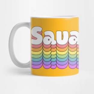 Savannah  //\\// Retro Typography Design Mug